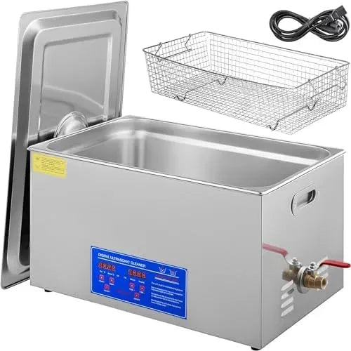 10-Liter-Profi-Ultraschallreiniger Liter-Profi-Ultraschallreiniger, Heizung, Ultraschallreinigungsgerät, Timer, Edelstahl, Wärmefunktion