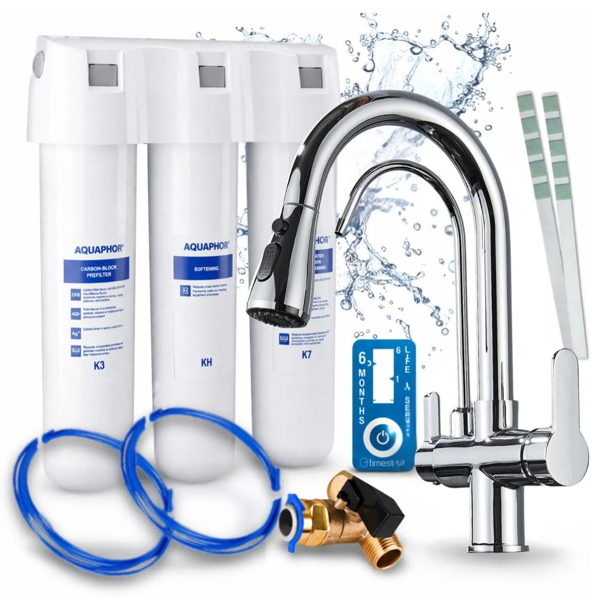 Küchenarmatur, Ari 3-Wege, Spültischarmatur und Wasserhahn