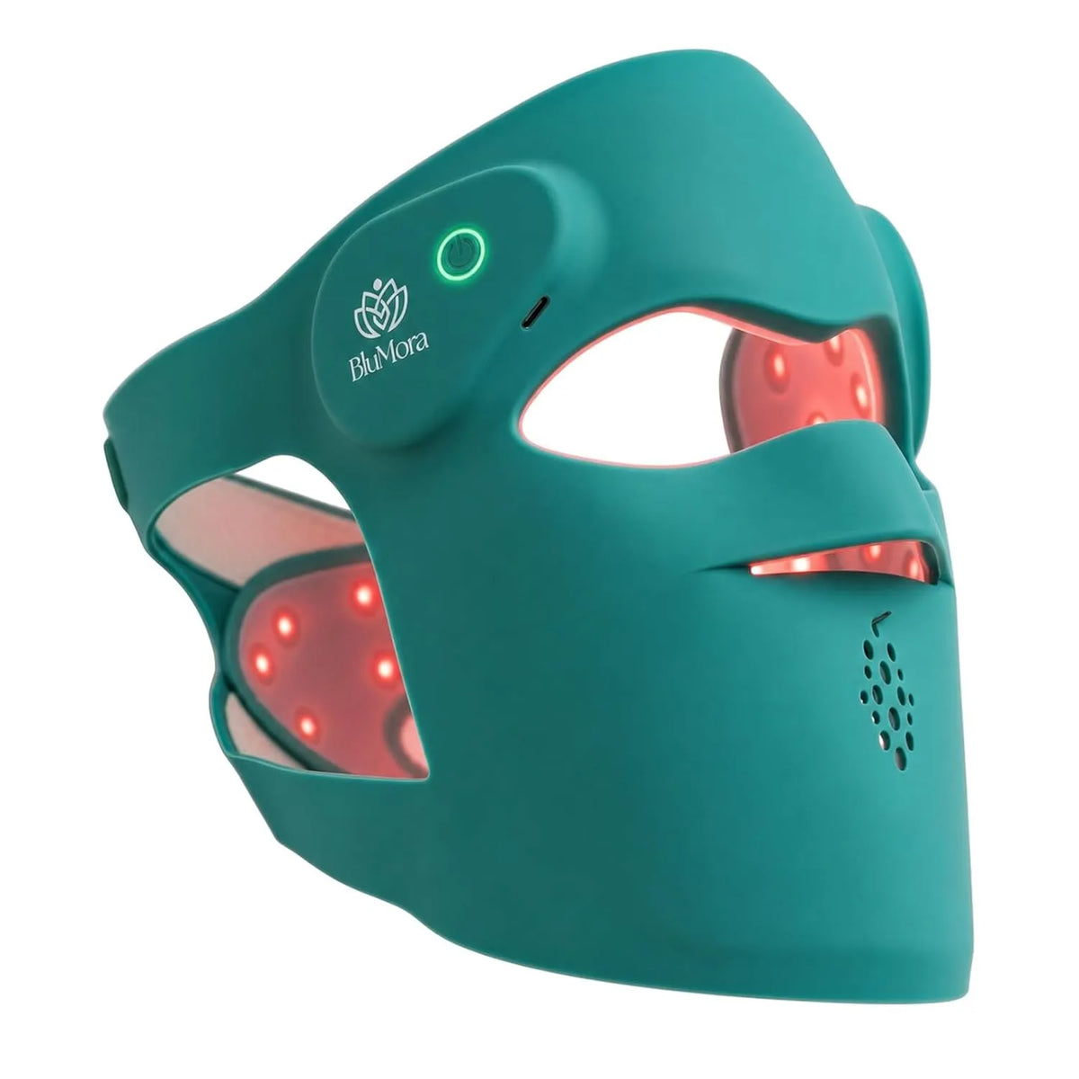 3D-Design Lichttherapie, LED-Gesichtsmaske, 8 Farbmodi mit blauen, inspiriert von koreanischer Hautpflege, roten und NIR-Lichtern