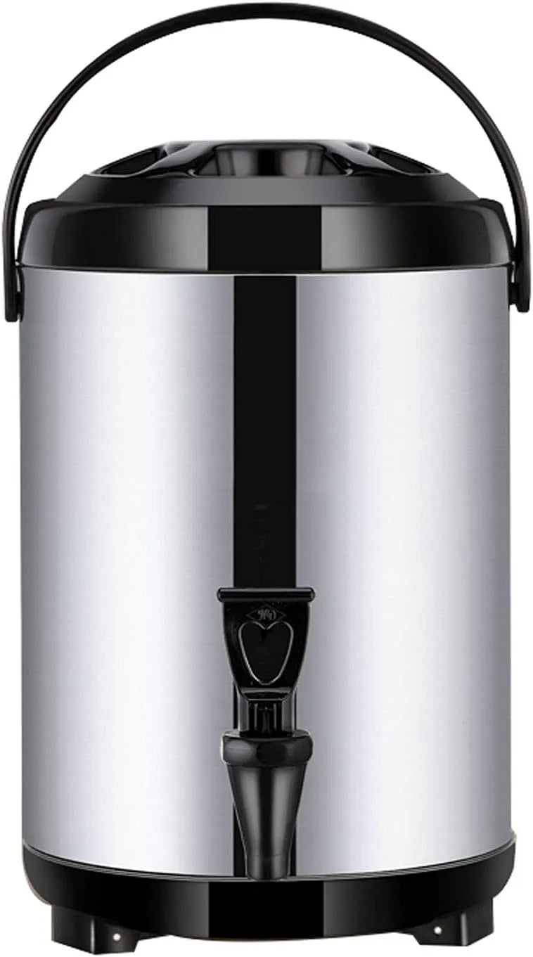 Heißwasserspender, Getränkespender, Isolierbehälter, Getränkedispenser, Heißwasserbereiter, 1,5 L, 6 L, 7,5 L, 9,5 L, Edelstahl