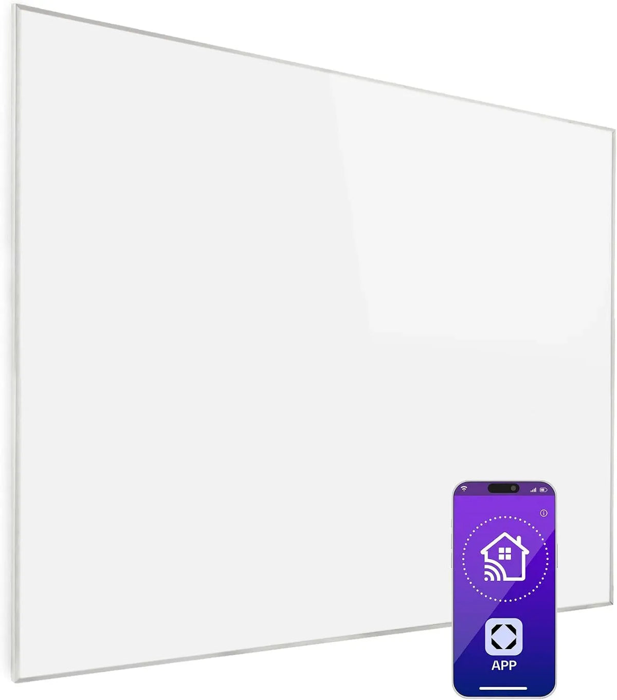 Klarstein CO2-Freie Smartes Thermostat, 1200 W, WLAN, IR mit IoT/WiFi App-Control, Smart Home Infrarotheizung zur Wandmontage