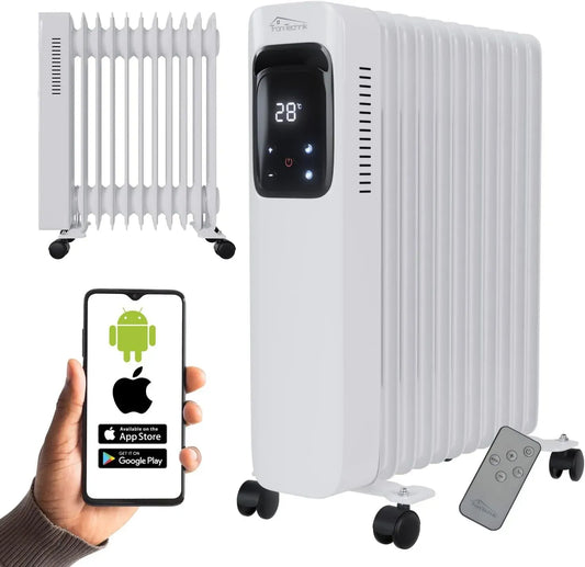 OR-311 TroniTechnik® Ölradiator 11 Rippen 2500 W WiFi weiß