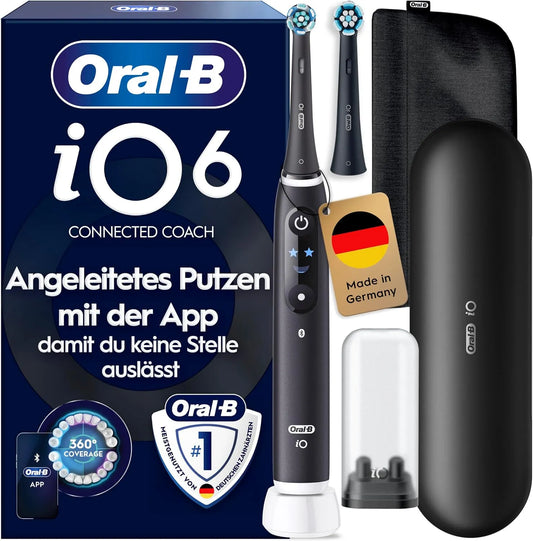 Series 6 Zahnbürste, Elektrozahnbürste, Schwarz, für Zahnpflege