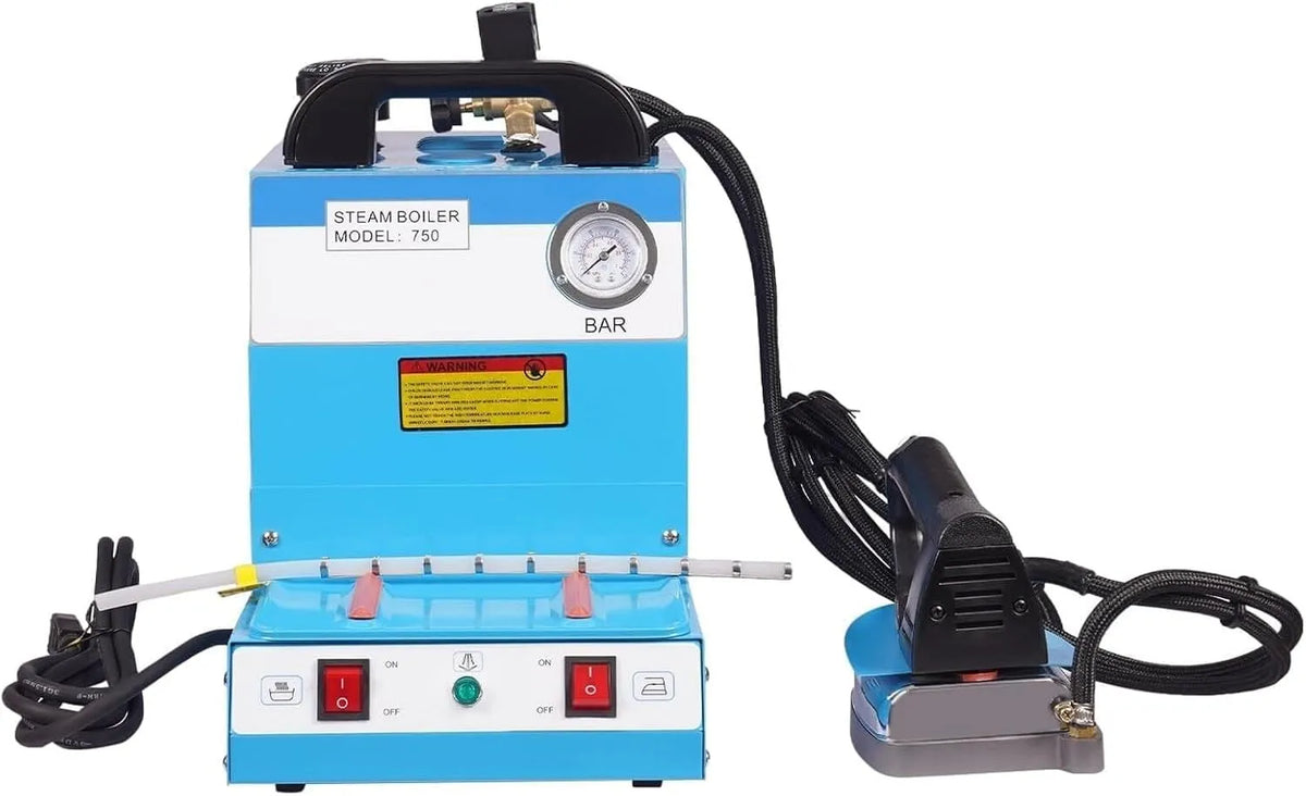 Dampfbügeleisen, Druckmesser, Schalter, elektrisches Bügeleisen, großer Wassertank, gewerblich, Kommerzielles