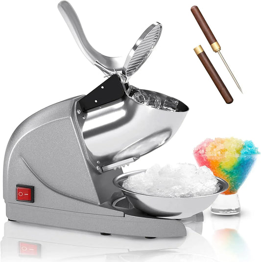 Eiswürfelmaschine, gewerblich, Edelstahl, Silber