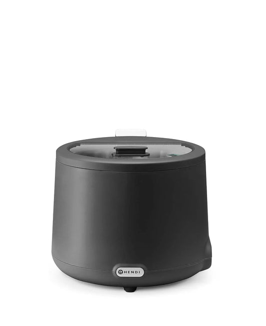 230V/500W Behälter, 8 L, 500 W, 230 V, herausnehmbar, Schwarz, HENDI