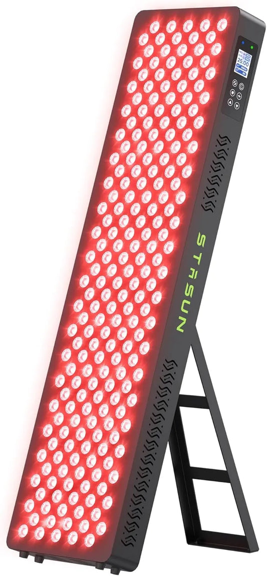 Vollkörper-Rotlichtlampe, Therapiegerät, Infrarotlampe, 1050 W, 850nm, für Gesichtsbehandlung, STASUN