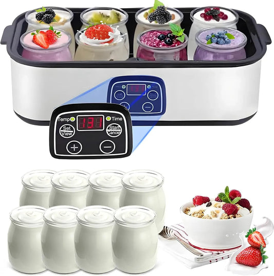 Joghurtbereiter, Timer, LCD-Display, für die Herstellung von Käse