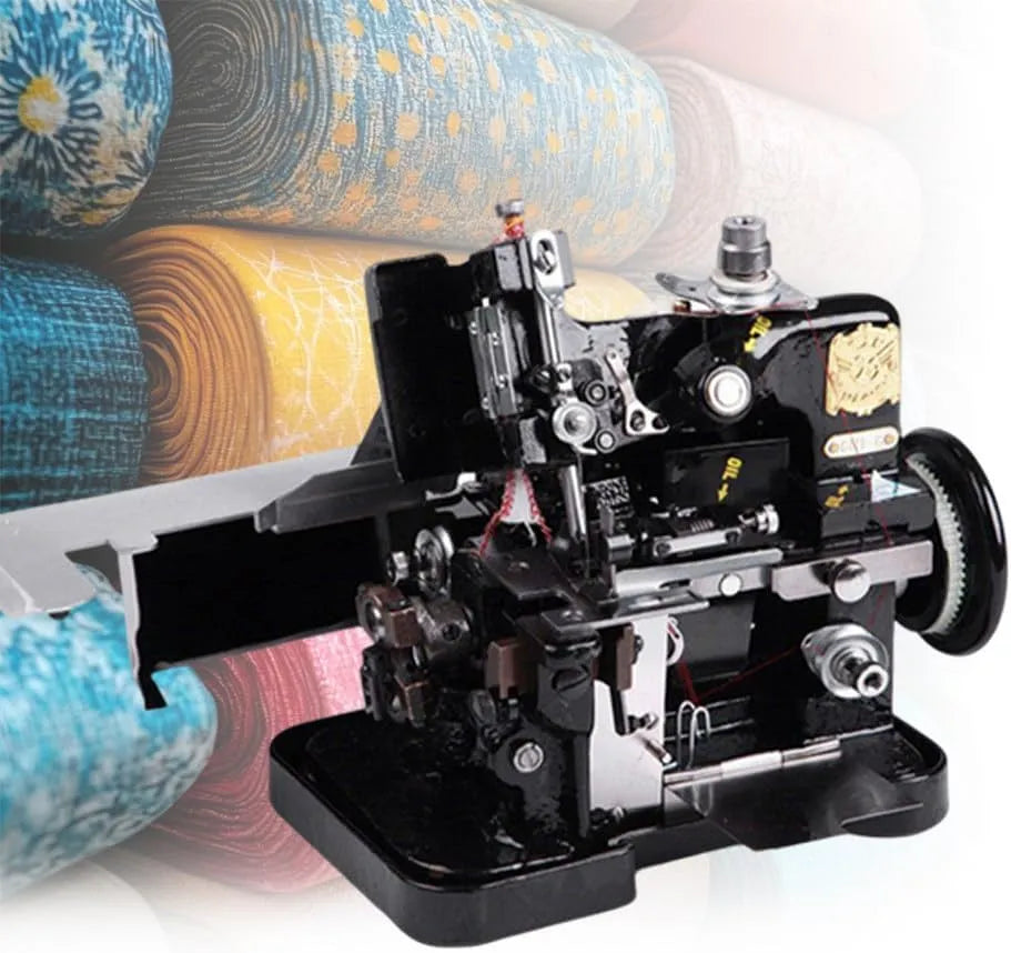 Hochleistungs-Overlock-Maschine, 3,2 Mm, Industrie, Schwarz, für Leder