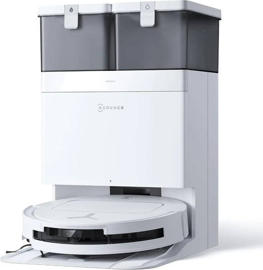 Saugroboter, ECOVACS DEEBOT T50 T30, Moppwäsche mit 75°C heißem Wasser, Ausziehbare Seitenbürste und Mopp, 000 Pa, ZeroTangle 2
