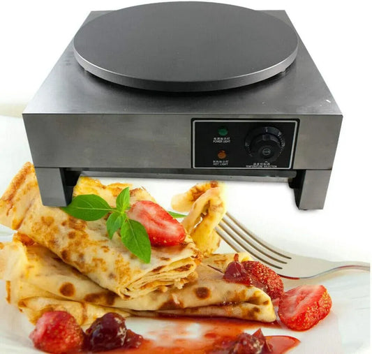 Crêpes-Maker, Crepesmaker, Crêpe-Maker, 40 cm, 3000 W, Antihaftbeschichtung, für Süße oder Herzhafte Crepes mit 40 cm Ø 3000 W Crepes