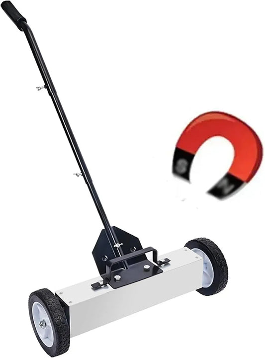 Aufnahmewerkzeug, Kehrmaschine, Bodenkehrmaschine, 18 Zoll, 113 cm, Transportrollen, für Nägel