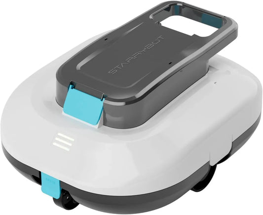 Poolroboter, Akku, Poolreinigungsroboter, 15 kPa, 84 m, kabellos, Weiß, STARRYBOT