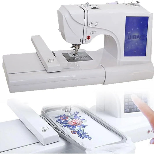 7-Zoll-LCD-Bildschirm Stickmaschine, Stickautomat, 100X100Mm, USB, LCD-Display