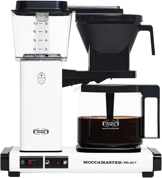 Kaffeemaschine, 1.25 L, Weiß, Moccamaster KBG Select