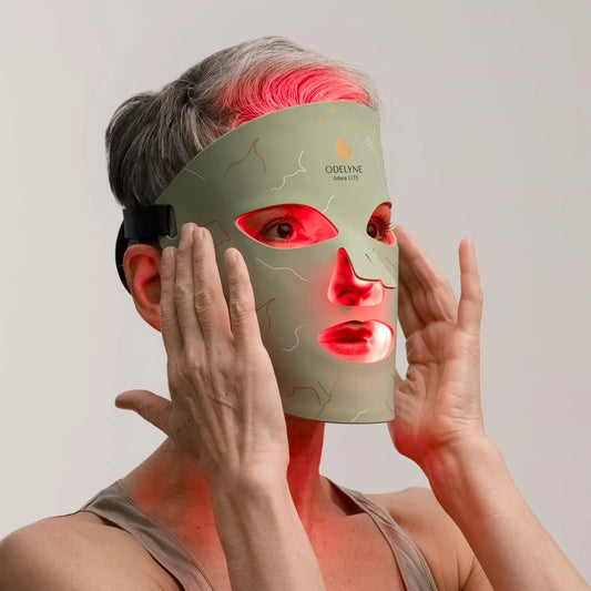 1072nm Adara Lite, LED Gesichtsmaske Lichttherapie, Lichttherapie Maske mit reiner Infrarot und Rotlicht, Red Light Therapy für Anti Falten und