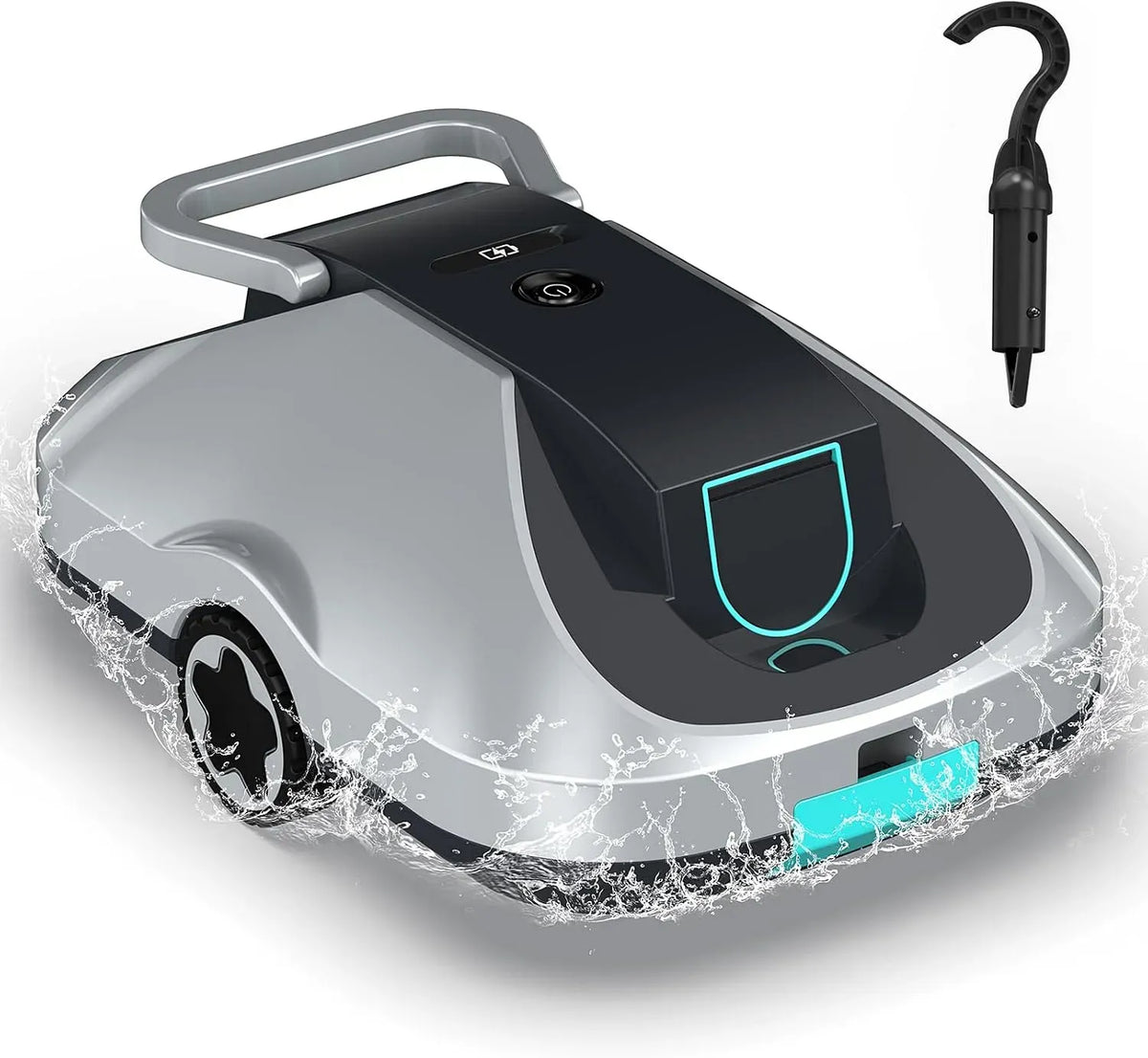 Poolroboter, Poolsauger, Akku, Poolreinigungsroboter, Poolreiniger, 232 m, Einbau, kabellos, für Aufstell- und Einbaubecken