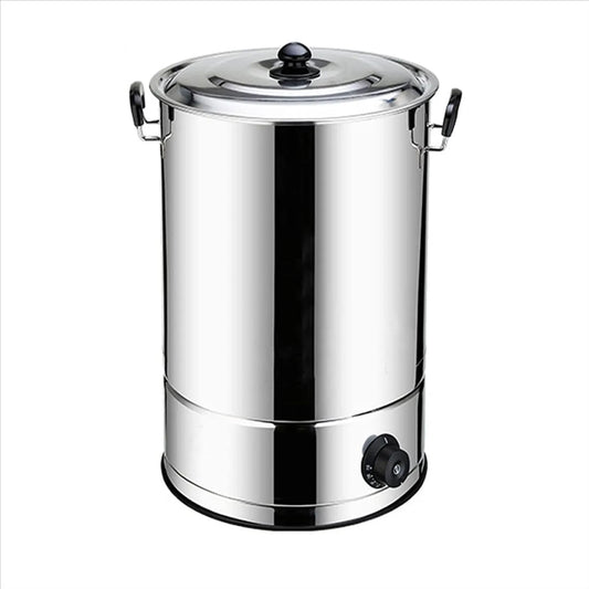 Wasserkocher, 30 L, Gastronomie, Edelstahl, Edelstahl Urne mit verschließbarem Deckel für Partys, 30L Heißwasserspender für Kaffee
