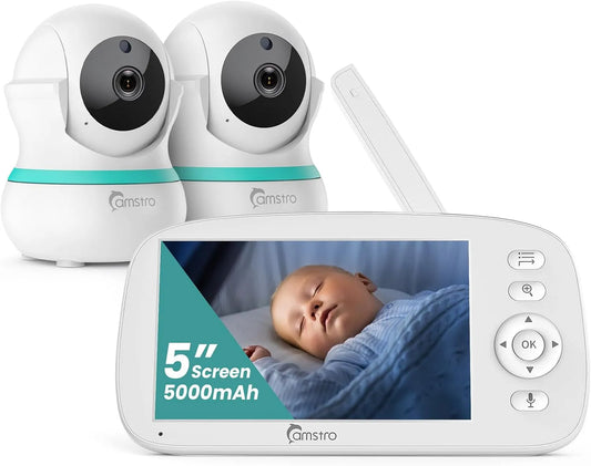 4X-Zoom Babyphone, Akku, Babyüberwachungsgerät, WLAN, kabellos