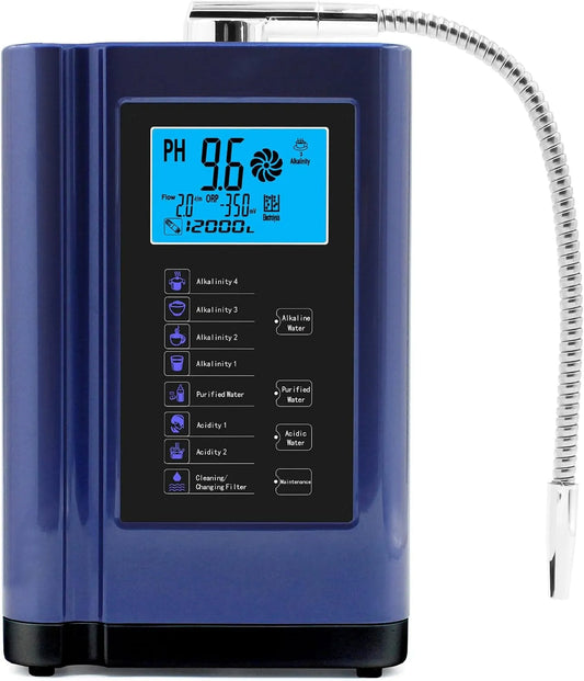 Wasseraufbereiter, Filter, 8000 L, Blau, Pro, Wasserionisierer Und Wasseraufbereiter Orp Bis Zu ±550 Mv Ph-Wert 3