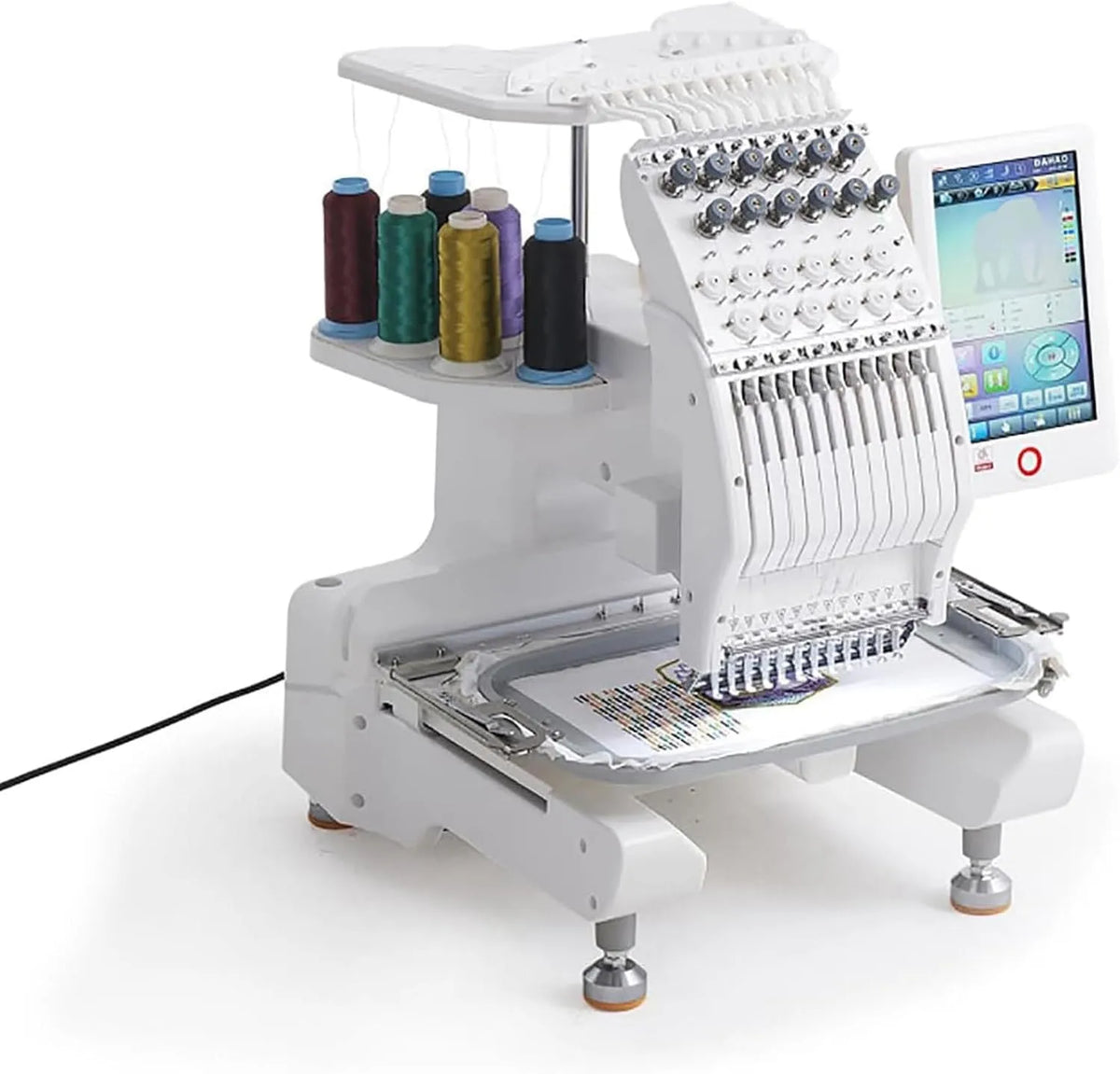 Stickmaschine, Stickautomat, für selbstgemachte Hüte und Kleidung