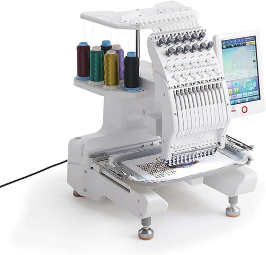 Stickmaschine, Stickautomat, für selbstgemachte Hüte und Kleidung