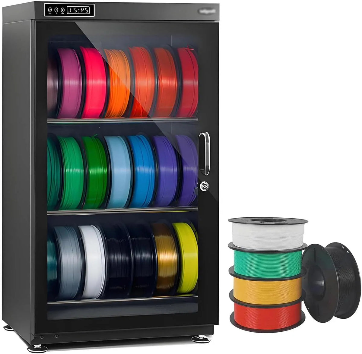 Drucker, 115 L, 3D-Optik, Trockenschrank, 3D-Drucker-Filament-Trockenbox 3D-Druckmaterialien