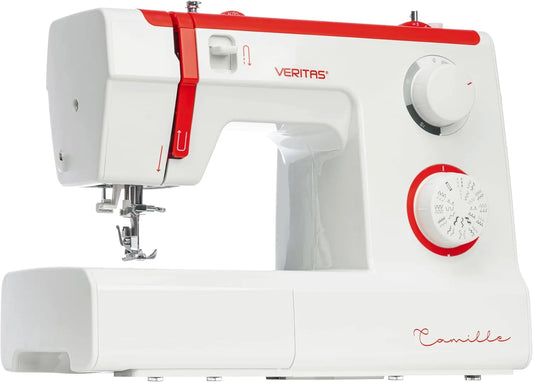 I 32 Fadenabschneider, Nähmaschine, elektrische Nähmaschine, 32 Stichprogramme, Weiß, VERITAS