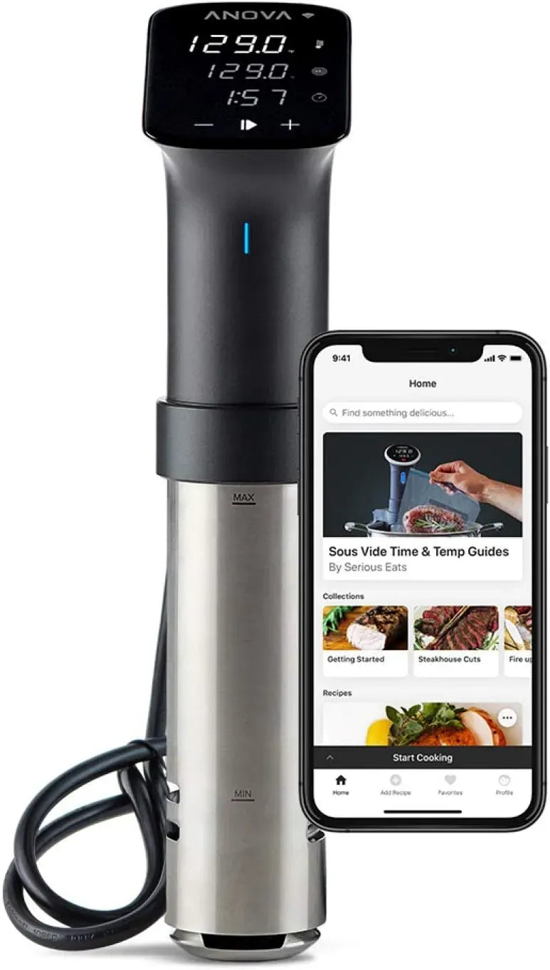 Cooker, 1200 W, Schwarz, Pro, Anova Culinary Sous Vide Precision Cooker Pro