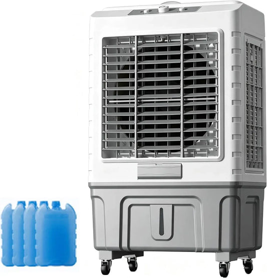 Klimaanlage 55-Liter-Tank, Klimagerät, Verdunstungskühler, Klimaanlage Mobil mit 16000 CFM