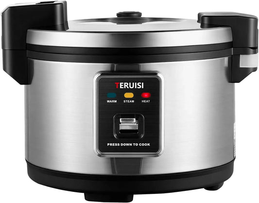 Antihaft-Innentopf, Reiskocher, Reiswärmer, elektrischer Reiskocher, 10 L, 50 Tassen, Warmhaltefunktion, Restaurant, Antihaftbeschichtung