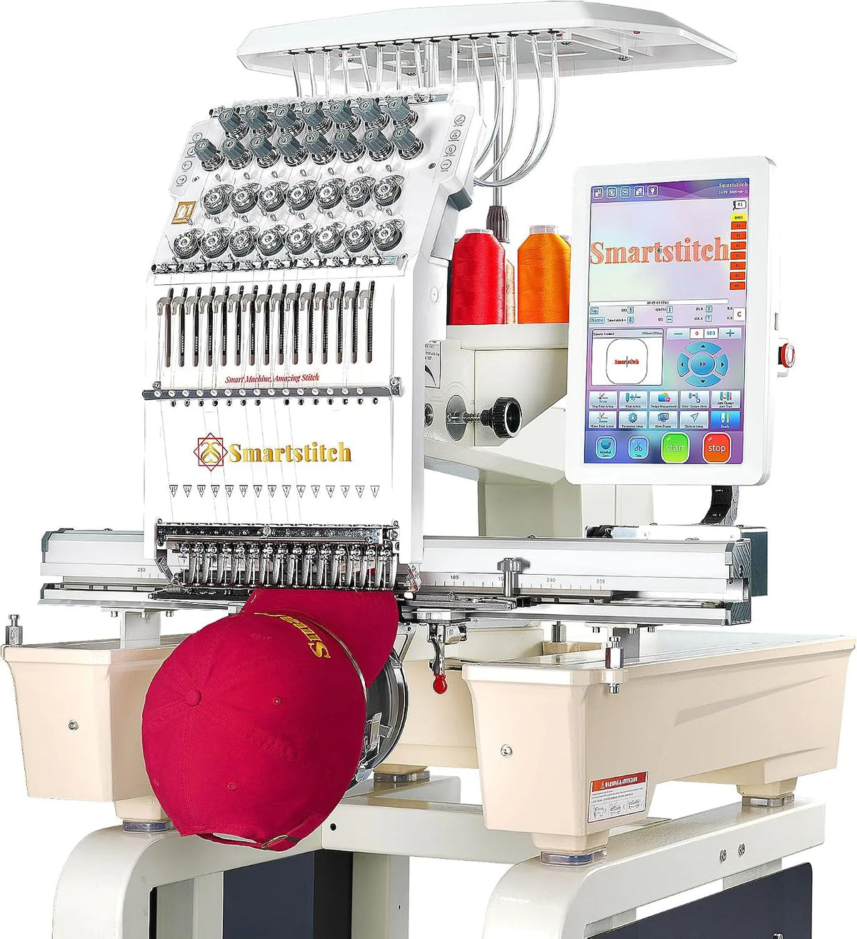 S-1501 Beast Maschine, Stickmaschine, Stickautomat, 12 Zoll, 51x36cm, Touch-Bedienung, WLAN, für Flach