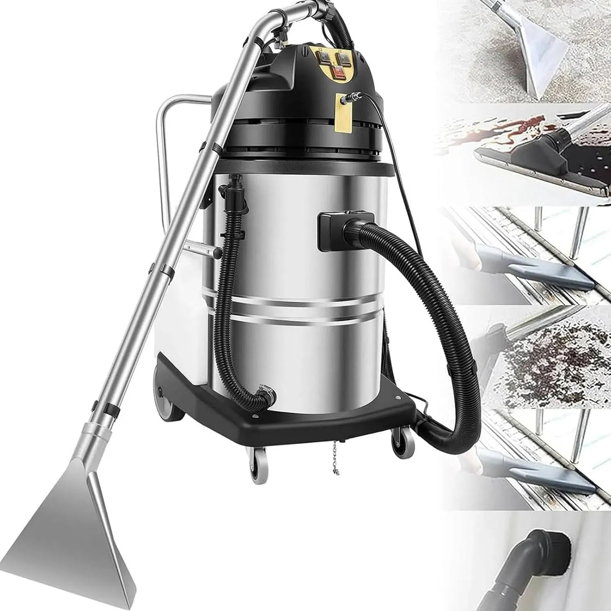 Staubsauger W 60, 60 L, 2100 W, tragbar, Dampf, tragbares Teppichreinigungsgerät, Ge erbliche Teppichreinigungsmaschine 2100 l