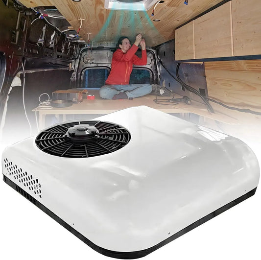 Klimaanlage 12V/24V White-24V, 12 V, Weiß, Klimagerät, Universell Für Wohnmobil-Dachklimaanlage