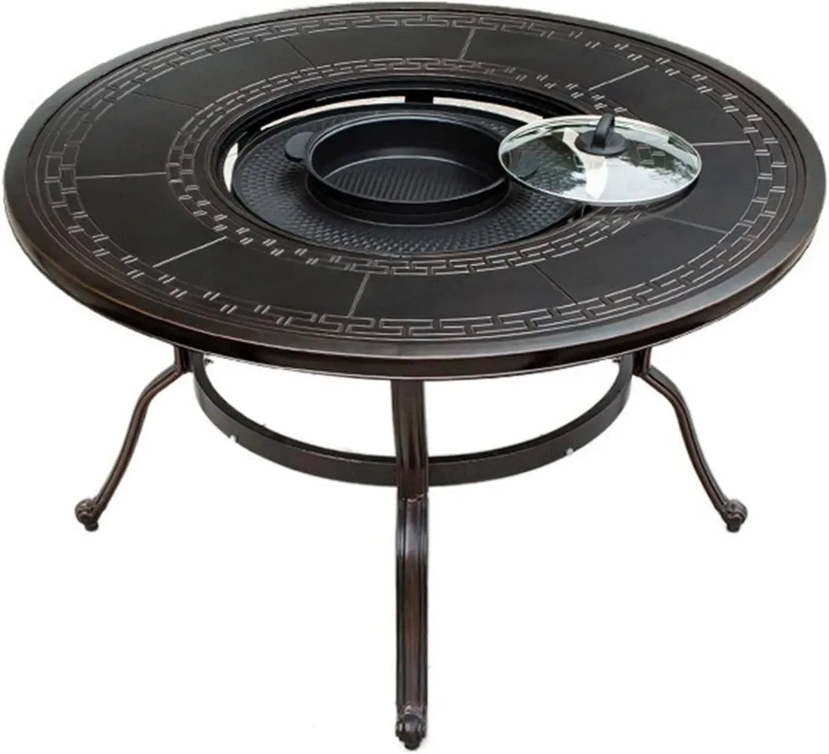 Backofen, 100 cm, Outdoor, Grill, Ofen zum Backen, Outdoor-Arbeitstisch für Grill