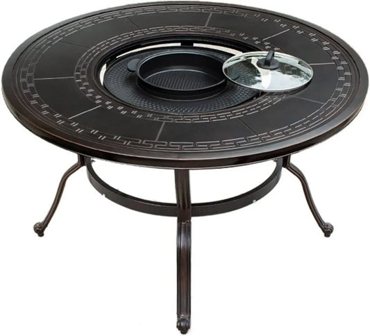 Backofen, 100 cm, Outdoor, Grill, Ofen zum Backen, Outdoor-Arbeitstisch für Grill