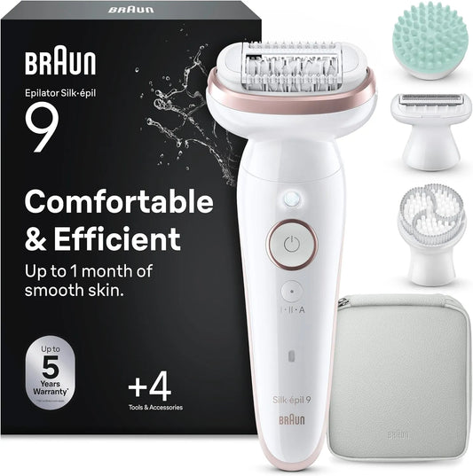 Braun Haarentferner, Epilierer, IPL-Haarentfernungsgerät, IP65, Weiß, für Langanhaltende Haarentfernung