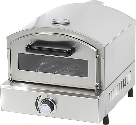 Elektrischer Pizzaofen, gewerblich, Ofen zum Backen, Gewerblicher Pizzaofen mit Dual-Zonen-Temperaturregelung