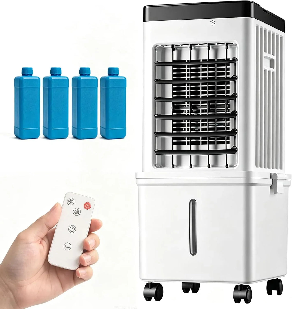3-in-1 Verdampfungskühler, 15 L, tragbar, großer Wassertank