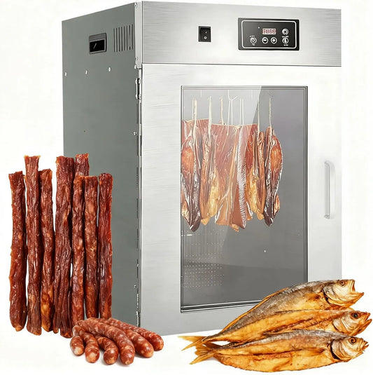 24-Stunden-Zeitsteuerung Trockenschrank, Reifeschrank, Dörrautomat, Dörrgerät, Lebensmitteltrockner, 30 bis 90 °C, 7.5 kg